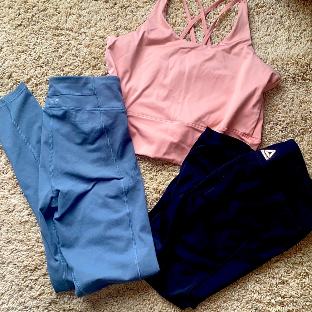 Workout Bundle Under Armour Reebok - Small Medium